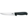 Nóż do mięsa Victorinox Fibrox - Wąskie ostrze ze stali nierdzewnej, ergonomiczna rękojeść, do krojenia mięsa - 15 cm